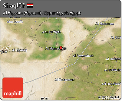 Satellite Map of Shaqlūf