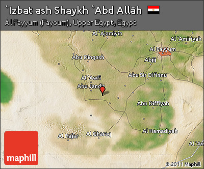 Satellite Map of `Izbat Ash Shaykh `Abd Allāh