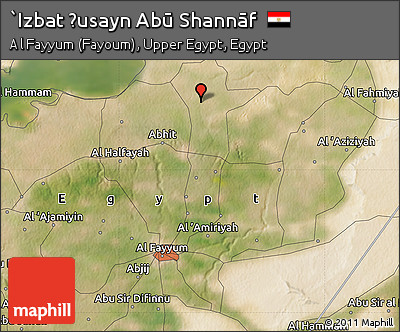 Satellite Map of `Izbat Ḩusayn Abū Shannāf