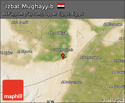 Satellite Map of `Izbat Mughayyib
