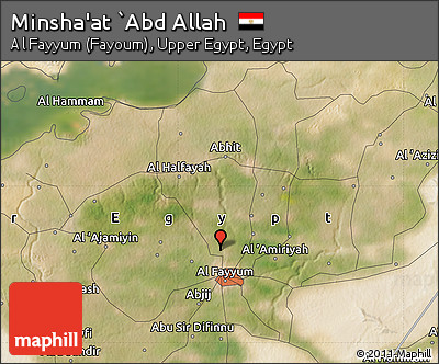 Satellite Map of Minsha'at `Abd Allah