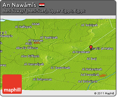 Physical Panoramic Map of An Nawāmīs