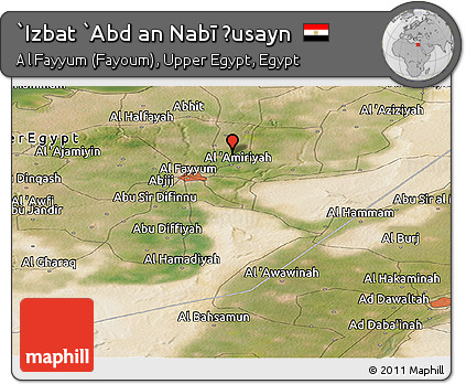 Satellite Panoramic Map of `Izbat `Abd An Nabī Ḩusayn