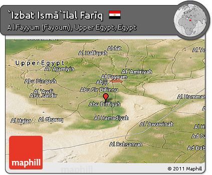 Satellite Panoramic Map of `Izbat Ismā`īlal Farīq