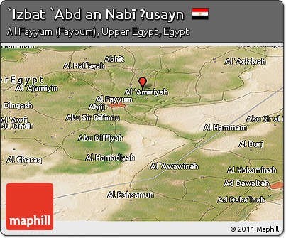 Satellite Panoramic Map of `Izbat `Abd An Nabī Ḩusayn