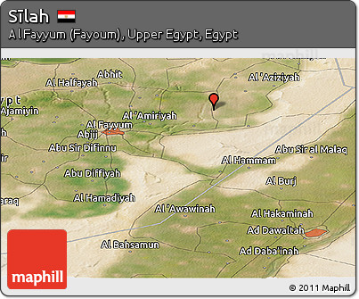 Satellite Panoramic Map of Sīlah
