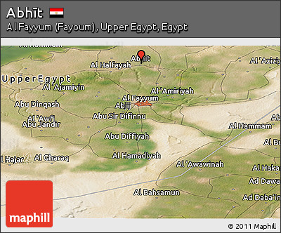 Satellite Panoramic Map of Abhīt