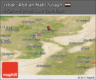 Satellite Panoramic Map of `Izbat `Abd An Nabī Ḩusayn