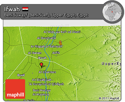 Physical 3D Map of Ifwah