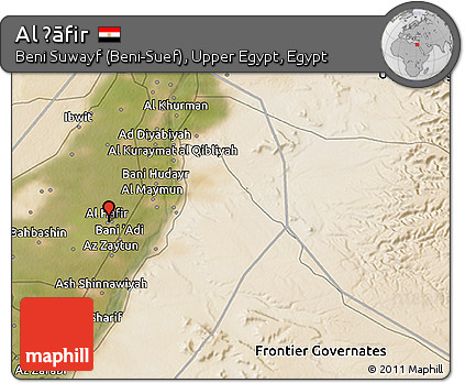 Satellite 3D Map of Al Ḩāfir