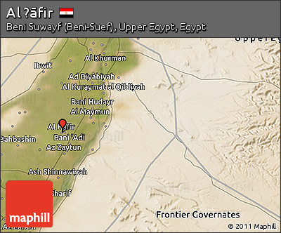 Satellite 3D Map of Al Ḩāfir