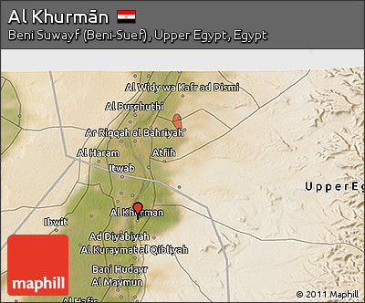 Satellite 3D Map of Al Khurmān
