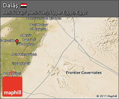 Satellite 3D Map of Dalāş