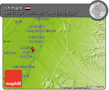Physical Map of Ishmant