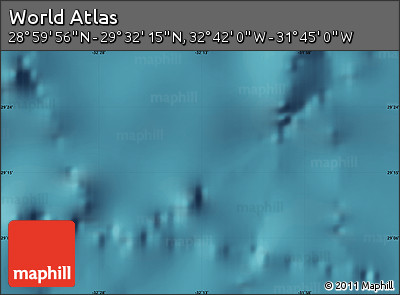 Satellite Map of the Area around 29° 16' 6" N, 32° 13' 30" W