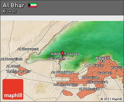 Satellite 3D Map of Al Bhar