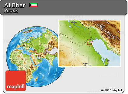 Physical Location Map of Al Bhar