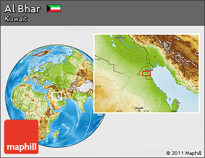 Physical Location Map of Al Bhar