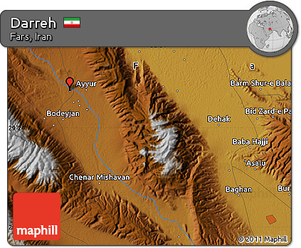 Physical Map of Darreh