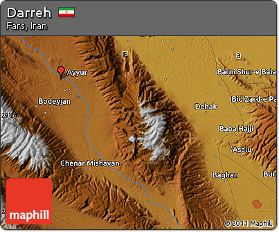 Physical Map of Darreh