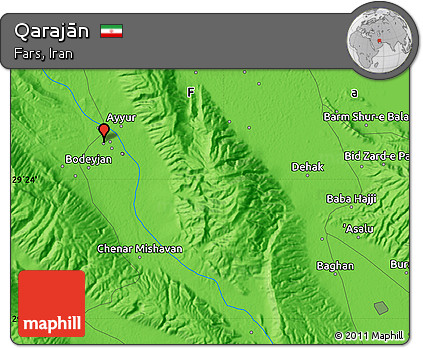 Political Map of Qarajān