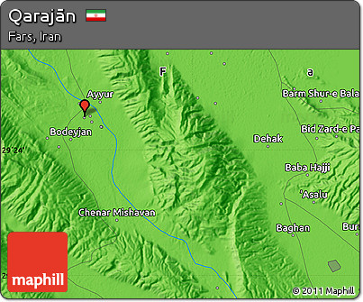 Political Map of Qarajān