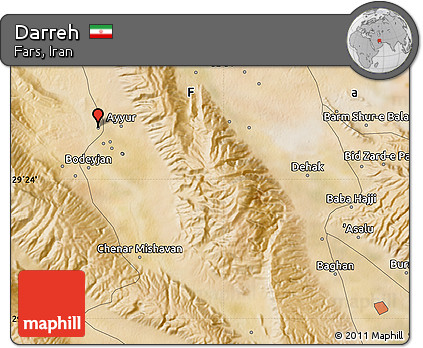 Satellite Map of Darreh