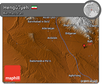 Physical 3D Map of Hengū'īyeh