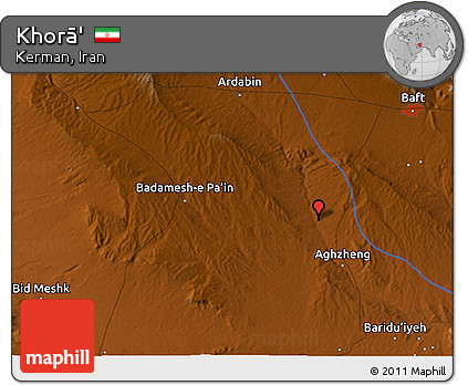 Physical 3D Map of Khorā'