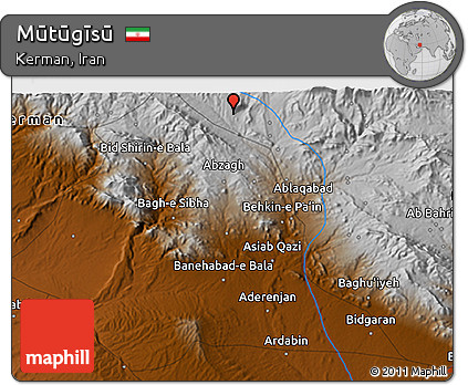 Physical 3D Map of Mūtūgīsū