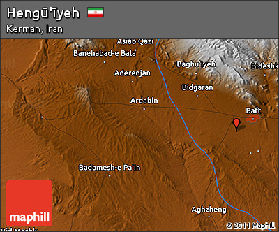 Physical 3D Map of Hengū'īyeh