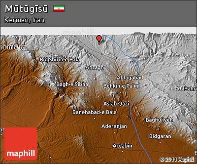 Physical 3D Map of Mūtūgīsū