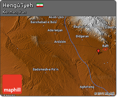 Physical 3D Map of Hengū'īyeh