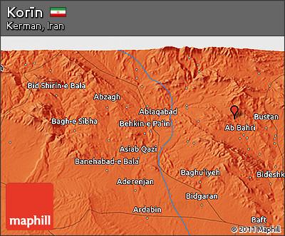 Political 3D Map of Korīn