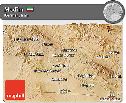Satellite 3D Map of Madīm