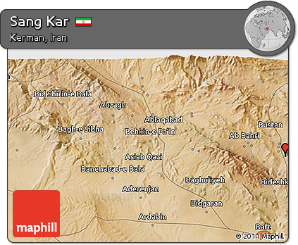 Satellite 3D Map of Sang Kar