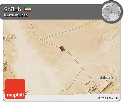 Satellite 3D Map of Shīleh