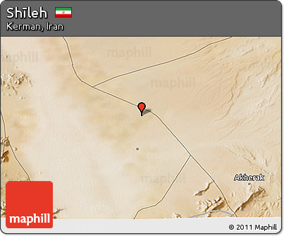 Satellite 3D Map of Shīleh