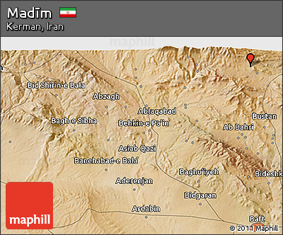 Satellite 3D Map of Madīm