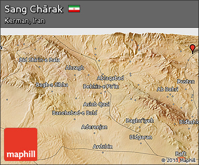 Satellite 3D Map of Sang Chārak