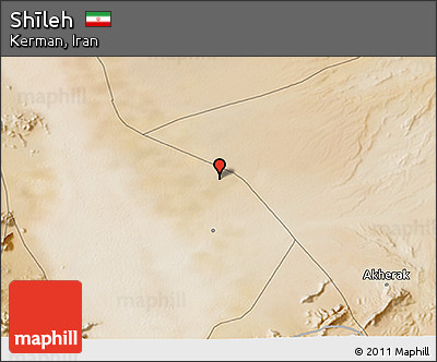 Satellite 3D Map of Shīleh