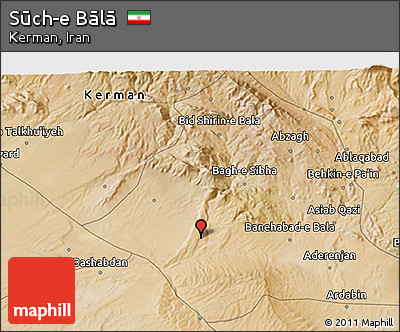 Satellite 3D Map of Sūch-e Bālā