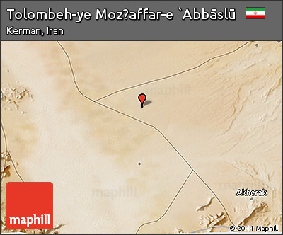Satellite 3D Map of Tolombeh-ye Moz̧affar-e `Abbāslū