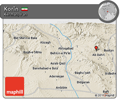 Shaded Relief 3D Map of Korīn