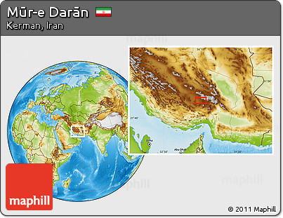Physical Location Map of Mūr-e Darān