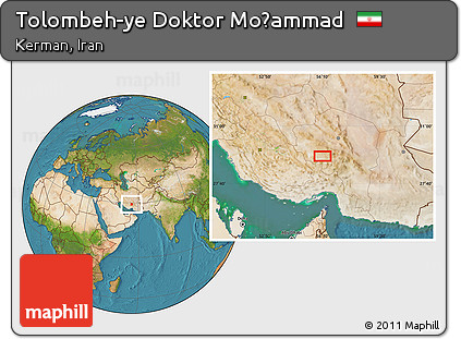 Satellite Location Map of Tolombeh-ye Doktor Moḩammad