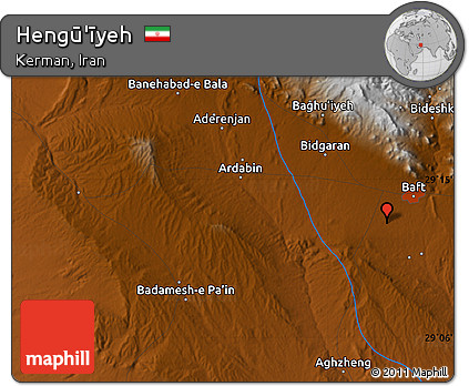 Physical Map of Hengū'īyeh