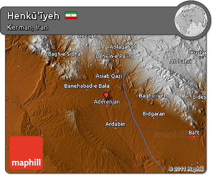 Physical Map of Henkū'īyeh