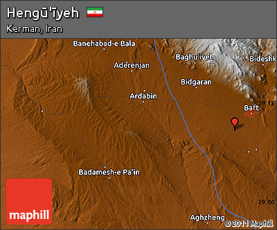 Physical Map of Hengū'īyeh
