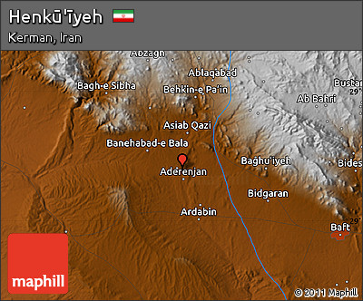 Physical Map of Henkū'īyeh